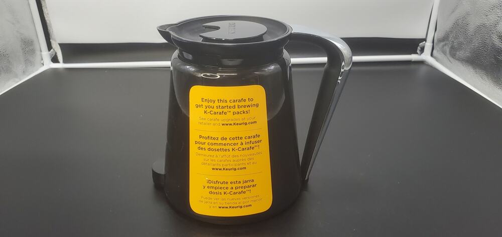 Keurig 2.0 Thermal REPLACEMENT CARAFE Black & Silver, 4 Cup 32 oz  NOS